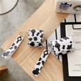 thumbnail image 4 of Creative Cow Spots Pattern Air pods Cover Fashion Cute Leather Case Skin Shockproff Anti-Scratch Earphone Protector Compatible for Airpods Pro Hang Rope, 4 of 8