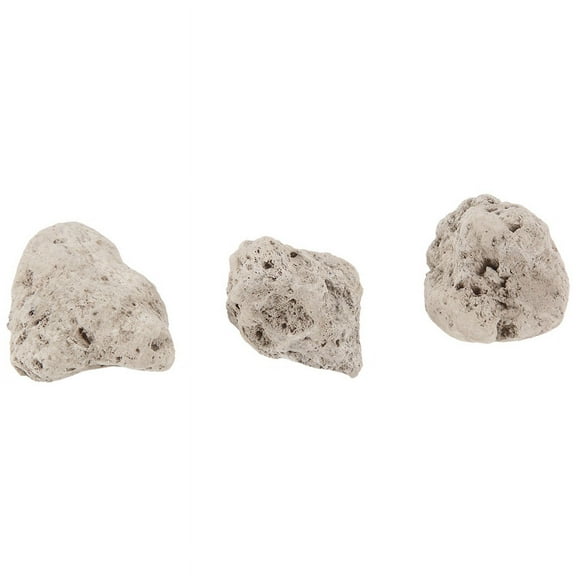 3pcs Floating Real Rocks Aquarium Water Plant fish tank Aquatic Landscape Models:S Diameter 4-5CM 3Pcs