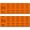 Orange, variant on Auction Tickets - 1000 Sheets - Assorted Colors (Orange)