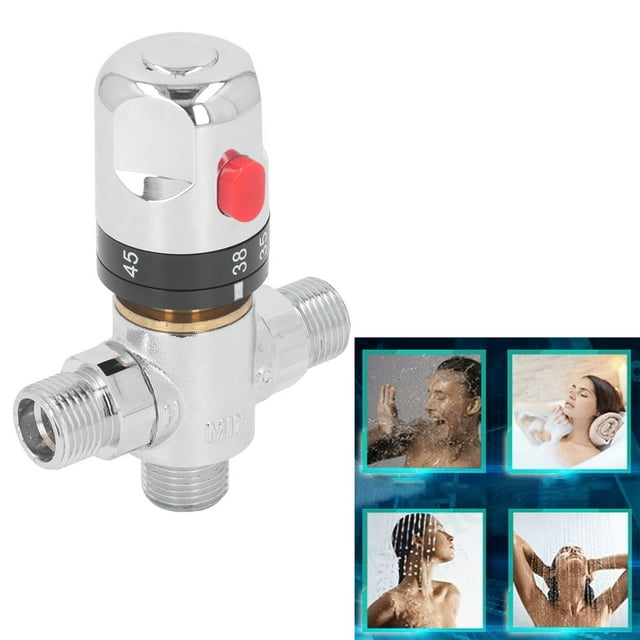 Thermostatic Mixing Valve, Water Mixing Valve G1/2in For Bathroom
