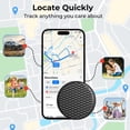 thumbnail image 2 of PEISAINOX AirTag Bluetooth Key Tracker, Compatible with iOS Find My (iOS Only), Replaceable Battery, Prying Tools and Keychain Included, Used for Luggage, Bags and Wallet, 4 Packs, 2 of 7
