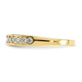 thumbnail image 3 of Solid 10k Yellow Gold I Love You Forever CZ Cubic Zirconia Ring Band Size 9, 3 of 7