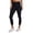 Black, variant on RBX Active Women's High Waisted Ultra Soft Peached Legging Workout Capri