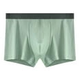 thumbnail image 2 of Hfolob Boxer Shorts for Men Comfort Fashionable Drawstring Solid Color Youth Simple Trendy Breathable Underpants, 2 of 9