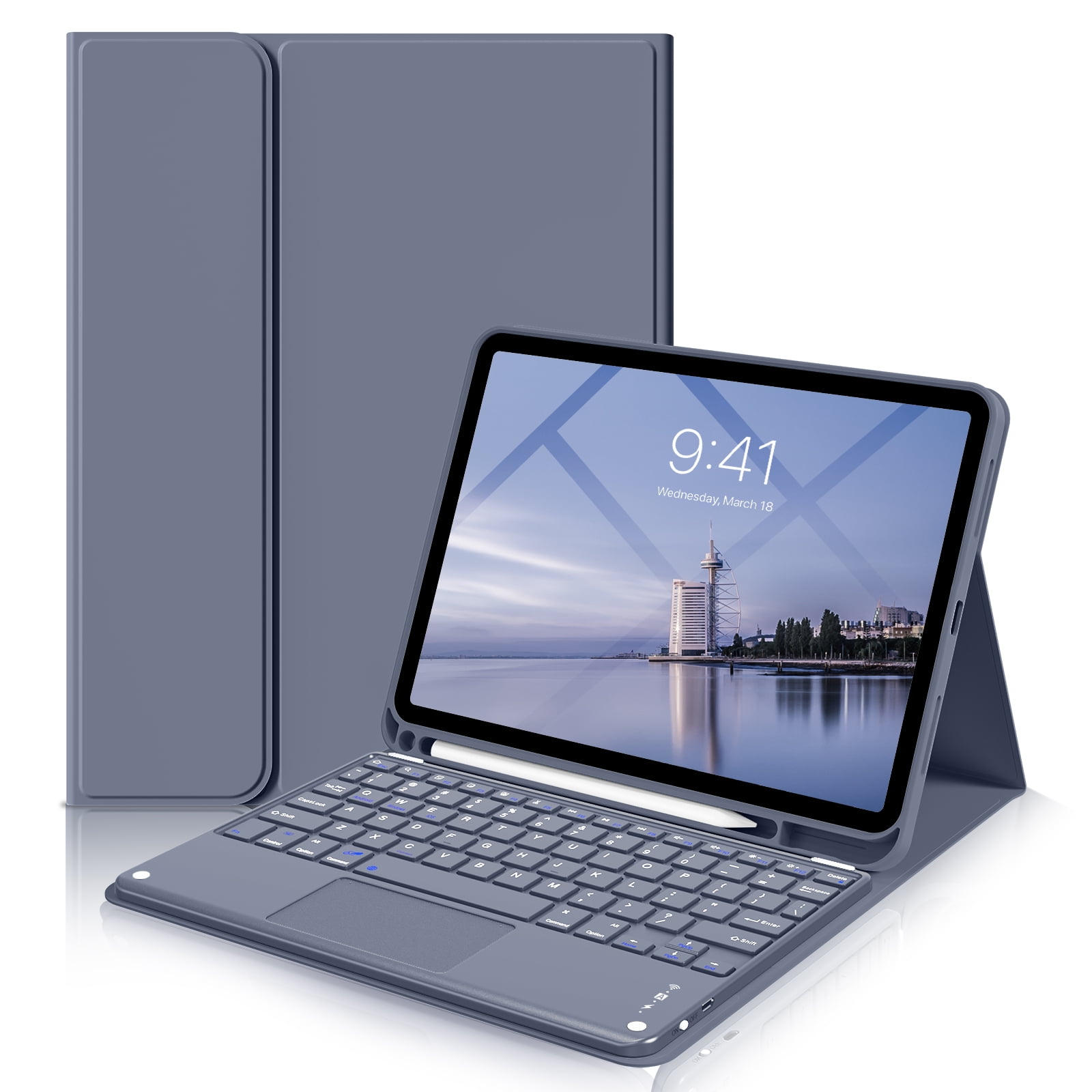【ほぼ新品】Logicool SLIM FOLIO ik1060GRA Logitech Slim Folio iPad Keyboard Case for iPad and iPad Air