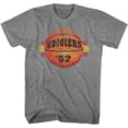 thumbnail image 1 of Hoosiers Basketball 52 Graphite Heather Adult T-Shirt, 1 of 2
