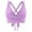 A-Purple83, variant on Yuanlong Women's Bikini Tops Crisscross Back Lace Up Underwire Padded Swim Crop Top Solid Push Up Beachwear Swimwear Tops