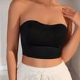 thumbnail image 2 of NKOOGH Supportive Strapless Bras for Women Push Up Wireless Bandeau Bra Non Slip Seamless Bras Comfortable Padded Bralette, 2 of 8