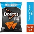 thumbnail image 2 of Doritos Tangy Sweet BBQ Tortilla Chips 18.375 oz Bag – Bold BBQ Flavor Experience, 2 of 5