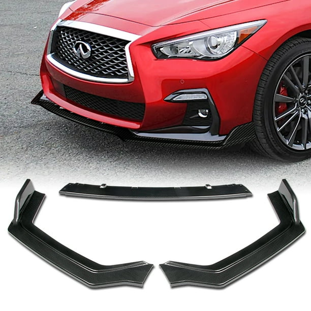 For 20182021 Infiniti Q50 Sport Carbon Look Front Bumper Body Kit