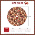 thumbnail image 4 of Balery cute record music Skull Printed Christmas Tree Skirt , Merry Christmas Party Christmas Tree Decoration,Adjustable Tree Skirt-48", 4 of 8