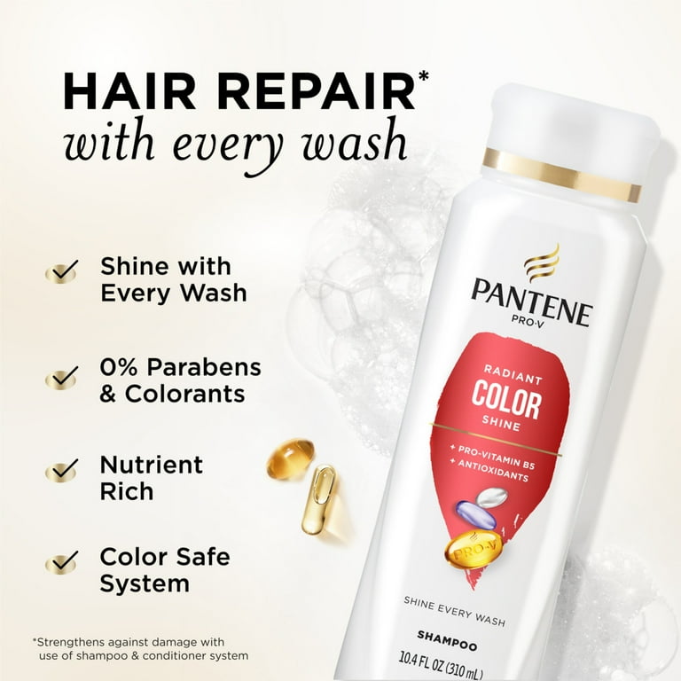 Pantene Pro-V Radiant Color Shine Shampoo, for Color-Treated Hair