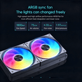 thumbnail image 4 of KurieTim 360 Aio Liquid CPU Cooler, Low-Noise PWM Pump,Premium 360mm Radiator for Intel LGA1200/1700 & AMD AM5/AM4, 4 of 8