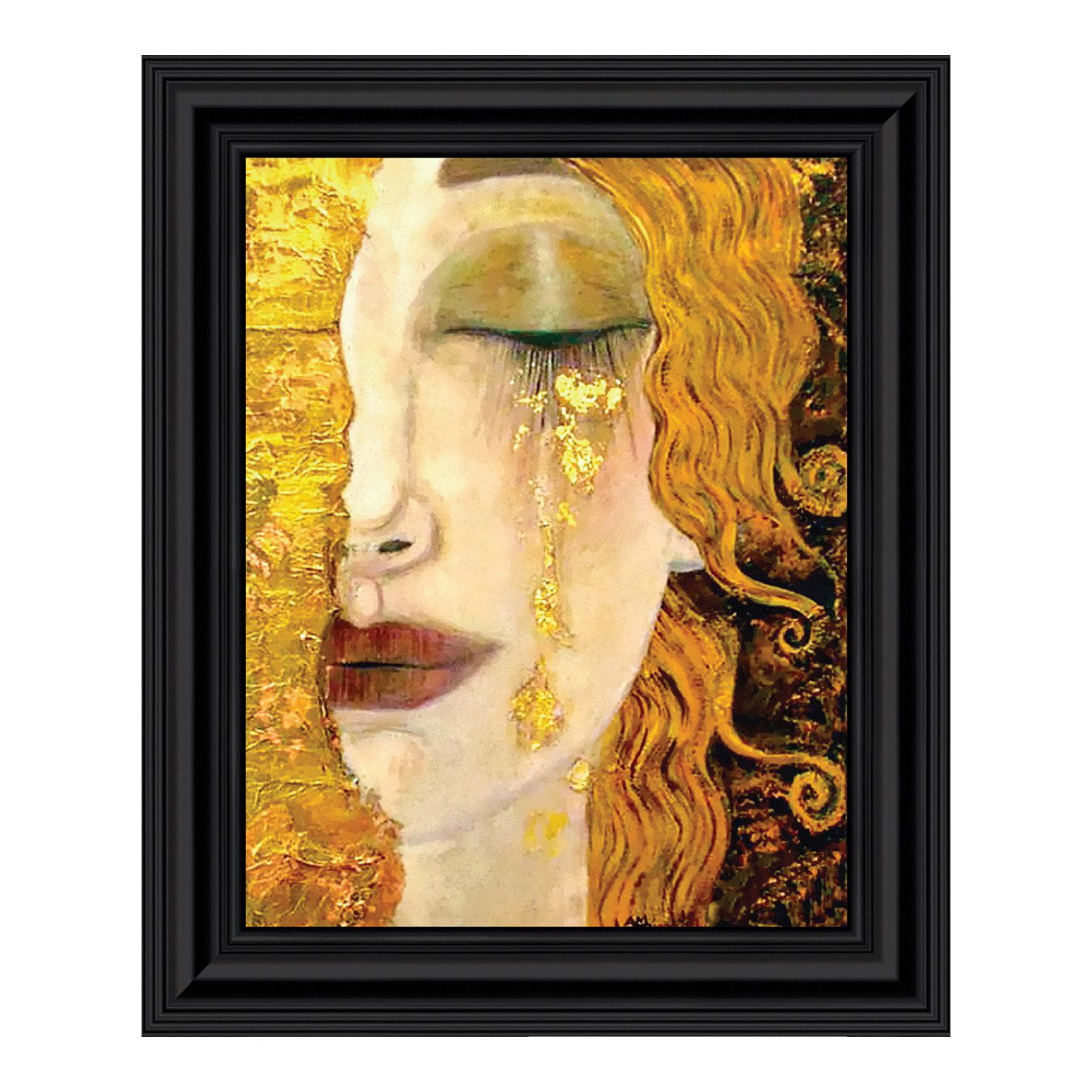 Golden Tears by Gustav Klimt Framed Wall Art Print, Wonderful Living ...