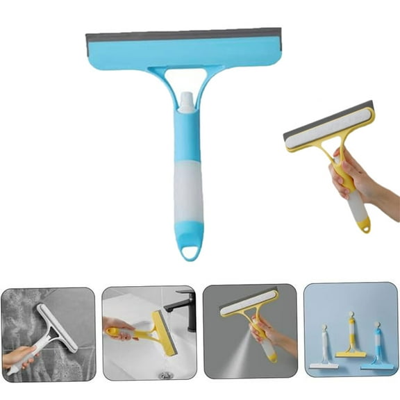 3 in 1 Spray Squeegee, Window Squeegee with Spray 3 in 1 WindowSqueegee Cleaner, Spray WindowSqueegee Cleaner Tool with SprayBottle, for Car,Home