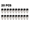 thumbnail image 1 of 20pcs Pneumatic Connector Air Fitting PC4-M6 Aperture 4mm For 4mm PTFE Pipe Coupling Coupler For Hose Tube Connectors, 1 of 9