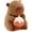 Capybara with Cake, variant on Cute Capybara Plush Wear Tiger Hat, Kawaii Soft Capybara Plushie Pillow, 14 inch Capybara Stuffed Animal Hugging Gifts for Kids Adults (Tiger Capybara)