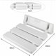 thumbnail image 4 of Asiento de Ducha Abatible Blanco en Aluminio y ABS, 330 x 320 x 70 mm, 4 of 5