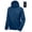BLUE, variant on Men's Packable Rain Jacket Windbreaker Waterproof Lightweight Rain Coat with Hood for Golf Cycling Hiking Black S