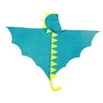 thumbnail image 6 of Kids Dinosaur Cape Coat Props Dragon Hood Cloak for Party Birthday Role Play Blue, 6 of 8