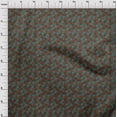 thumbnail image 3 of oneOone Cotton Cambric Fabric Leaves & Floral Block Print Sewing Fabric BTY 56 Inch Wide, 3 of 4