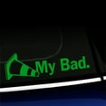 thumbnail image 1 of My Bad Autocross - Vinyl Decal - Choose Color - [YELLOW GREEN], 1 of 1