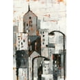 thumbnail image 2 of Harper, Ethan 11x14 White Modern Wood Framed Museum Art Print Titled - Illuminated City I, 2 of 4