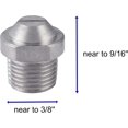 thumbnail image 3 of WWS-Pressure Washer Surface Cleaner Nozzle, Replacement Thread Nozzle, 25 Degree, Orifice 1.5, 1/8 Inch NPT, 4000 PSI, 2 Pack, 3 of 4
