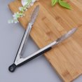 Axio Stainless Steel Food Tongs Tip Head Bread Clip BBQ Tong Bread