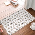 thumbnail image 4 of Sikiie Pugs Print Flannel Anti-slip Floor Mat 16x24in, Thickened Dustproof Entrance Door Mat Floor Mat for Kitchen, Bathroom, Laundry Room, 4 of 7