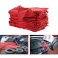 thumbnail image 2 of HURBANE HOME Shop Towel Industrial Grade 50 Pieces Shop Rags, Red Cleaning Towels Cloths Box., 2 of 6