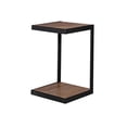 thumbnail image 2 of Pemberly Row Contemporary Solid Sheesham Wood C Table in Natural (Set of 2), 2 of 6