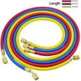 thumbnail image 5 of R134A 3pcs Car Air Conditioning Refrigerant Recharge Hose 3 Colors, 5 of 5