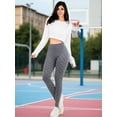 thumbnail image 2 of LEGGING DE DAMA TEXTURIZADO UNITALLA STRETCH MALLAS DEPORTIVAS MALLONES DE MUJER, 2 of 5