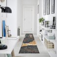 thumbnail image 4 of Yayeee Hallway Runner Rug 2'x6' Non Slip Machine Washable with Rubber Backing, Forest Pattern, 4 of 8