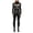 Black, variant on Halloween Skeleton Jumpsuits for Women Long Sleeve Mock Neck Faux Print Zip Up Bodysuit Tight