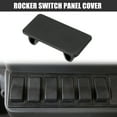 thumbnail image 2 of Unique Bargains 3pcs Vehicle Rocker Switch Panel Cover Automotive Toggle Switch Hole Bracket Filler Plug Black Universal, 2 of 8