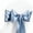 Dusty Blue-50, variant on Dusty Blue 50 Pack Satin Chair Sashes Ties Ribbons for Wedding Party Decor