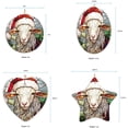 thumbnail image 5 of Goat Christmas Ornaments, Goat Ornament, Goat Christmas Décor, Goat Xmas Decorations Z9Qkvi, 5 of 5