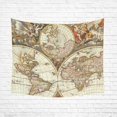 thumbnail image 1 of BSDHOME Old Map Wall Tapestry 51x60 inches, 1 of 2