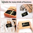 thumbnail image 3 of 100pcs Black Gold Thank You for Supporting My Small Business Cards, Thank You Cards, 2 x 3.5 Inch, 3 of 5