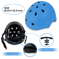 thumbnail image 3 of Tripumer Youth Bike Helmet Boys Girls Scooter for 9 -15 Years Skateboard Adjustable Helmet Blue, 3 of 5