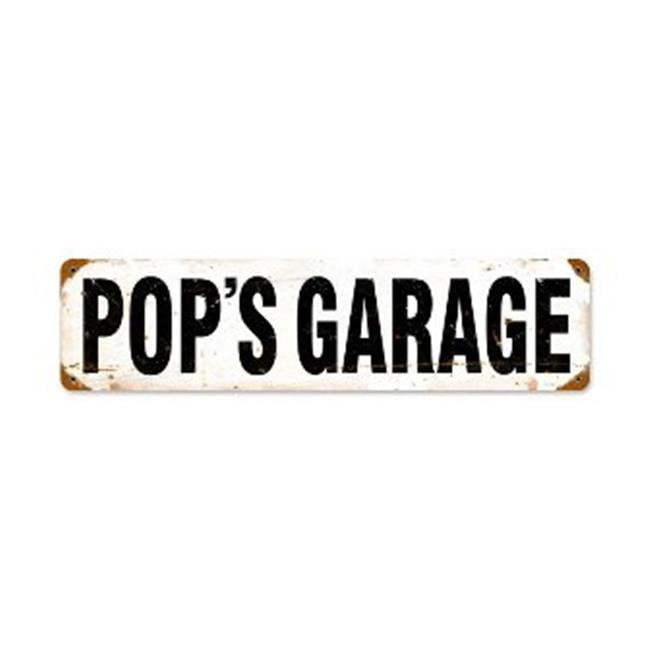Past Time Signs V738 Pop Pops Workshop Home and Garden Vintage Metal Sign 
