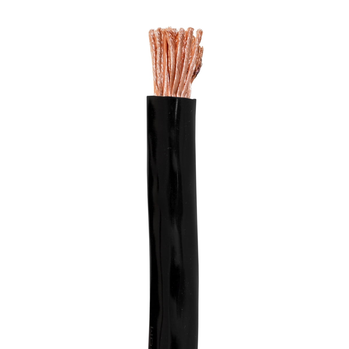 1/0 Gauge 50ft OFC Power Cable Oxygen-Free Copper Ground Wire 1/0 AWG 50' Feet Black