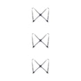 thumbnail image 3 of pitrice Unisex Brace Replacement Korean Easy Matching Elastic Back Braces Grey 3Set, 3 of 6
