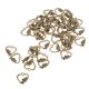 thumbnail image 5 of 50 piezas de colgantes con forma de corazón para armar, con accesorios de joyería de aleación hechos a mano. Bronce antiguo, 5 of 9