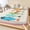 Pink, variant on Twin Sze Fitted Sheet Set - Coastal Nautical 2 Piece Bedding Sets 16" Deep Pocket Fitted Sheet with 1 Pillowcase, Summer Cute Cartoon Fishes Plaid Yellow Brushed Microfiber Hotel Luxury Bed Sheets