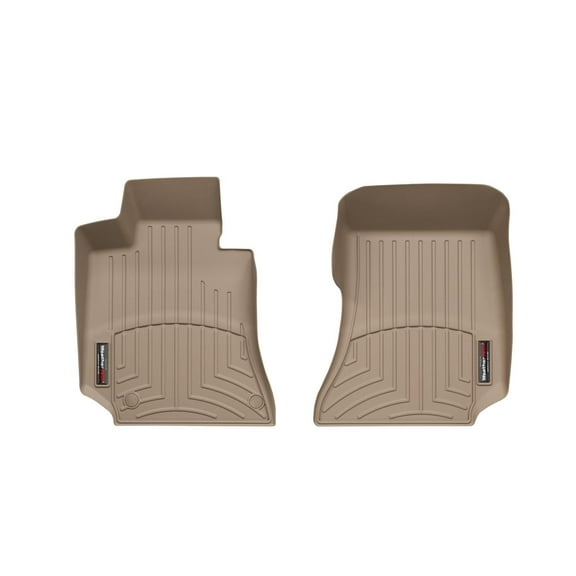 WeatherTech Custom Fit FloorLiners compatible with Mercedes CLS 63 AMG, CLS 63 AMG S, E 63 AMG S, E 63 AMG, CLS-Class - 1st Row (Driver & Passenger), Tan