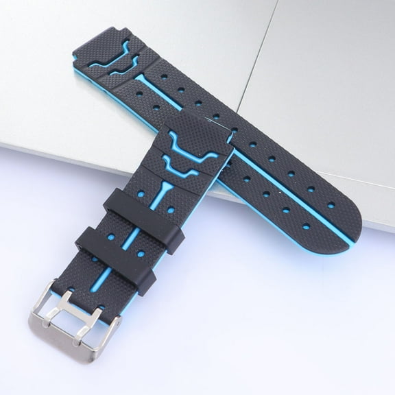 GOOHOCHY Kids Silicone Watch Strap Replacement Band for Children in Assorted Colors 2Pcs