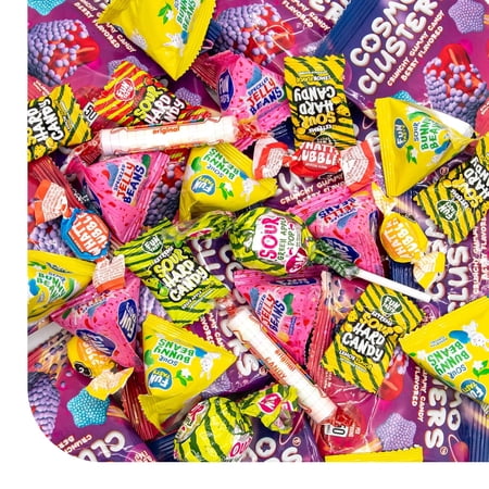 Assorted Easter Candy - 2 Pound Pack - Candy for Easter Eggs Goodie Bags & Holiday Buffets - Party Favors Individually Wrapped - Jelly Beans Lollipops & Gummies
